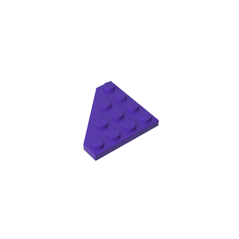GDS-554 - Wedge Plate 4 x 4 Cut Corner