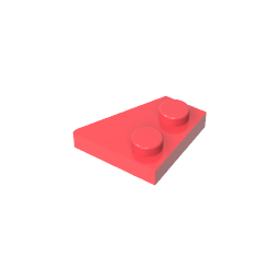 GDS-559 - Wedge Plate 2 x 2 Left