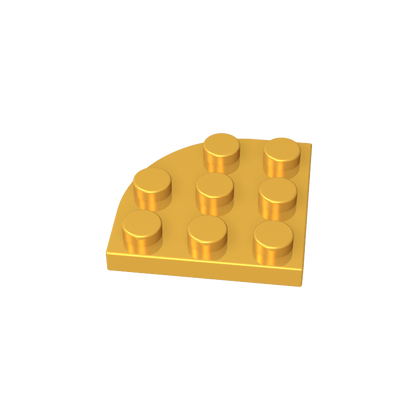 GDS-570 - Plate Round Corner 3 x 3