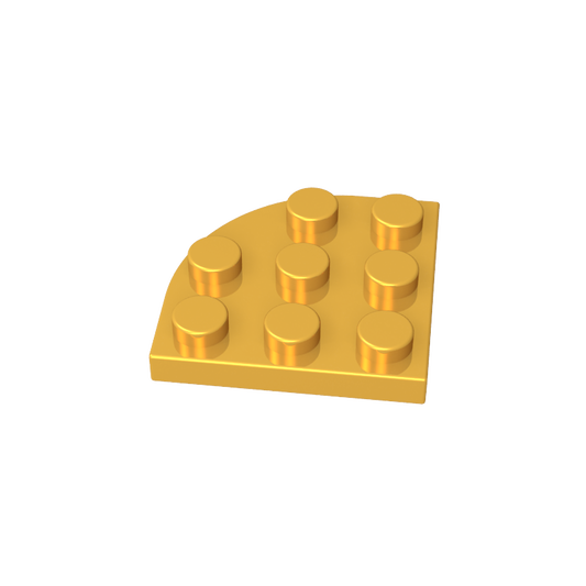 GDS-570 - Plate Round Corner 3 x 3