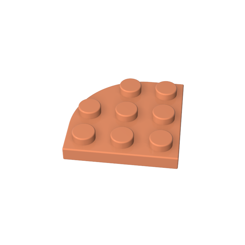 GDS-570 - Plate Round Corner 3 x 3
