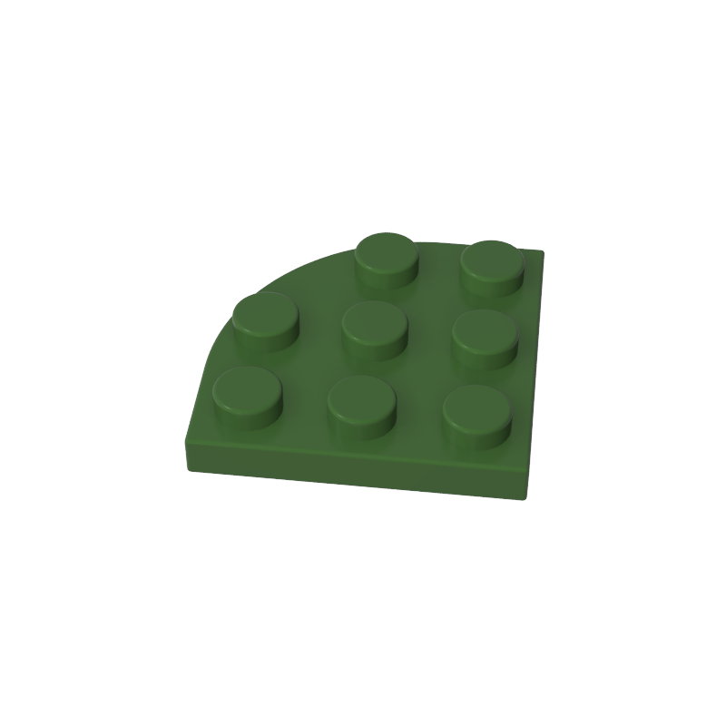GDS-570 - Plate Round Corner 3 x 3