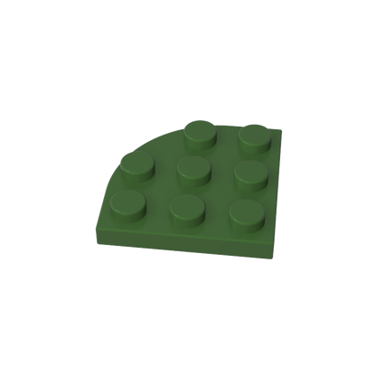 GDS-570 - Plate Round Corner 3 x 3