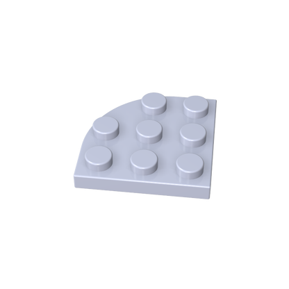 GDS-570 - Plate Round Corner 3 x 3