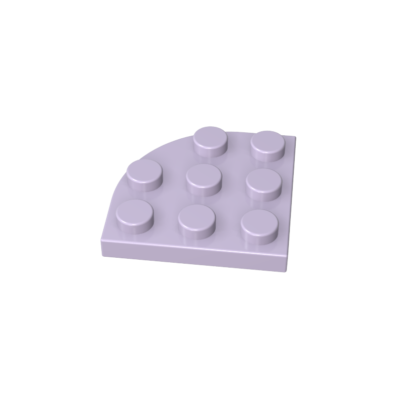 GDS-570 - Plate Round Corner 3 x 3