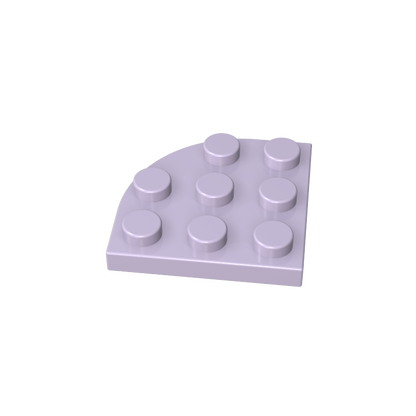 GDS-570 - Plate Round Corner 3 x 3