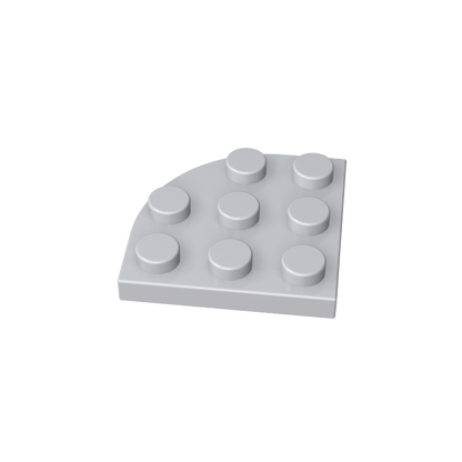 GDS-570 - Plate Round Corner 3 x 3
