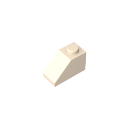 GDS-588 - Slope 45 Degrees 2 x 1 with Bottom Pin