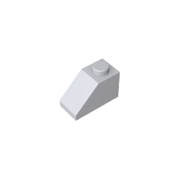 GDS-588 - Slope 45 Degrees 2 x 1 with Bottom Pin