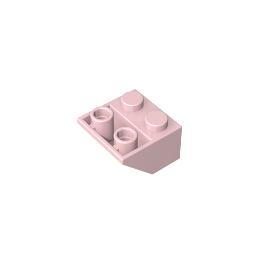 GDS-599 - Slope Inverted 45 Degrees 2 x 2 [Ovoid Bottom Pin, Bar-sized Stud Holes]