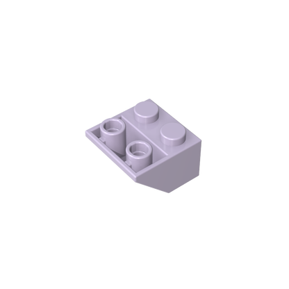 GDS-599 - Slope Inverted 45 Degrees 2 x 2 [Ovoid Bottom Pin, Bar-sized Stud Holes]