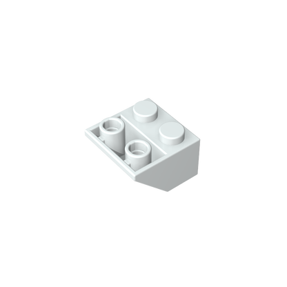 GDS-599 - Slope Inverted 45 Degrees 2 x 2 [Ovoid Bottom Pin, Bar-sized Stud Holes]