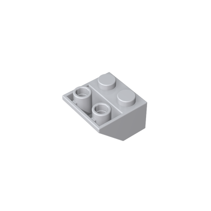 GDS-599 - Slope Inverted 45 Degrees 2 x 2 [Ovoid Bottom Pin, Bar-sized Stud Holes]