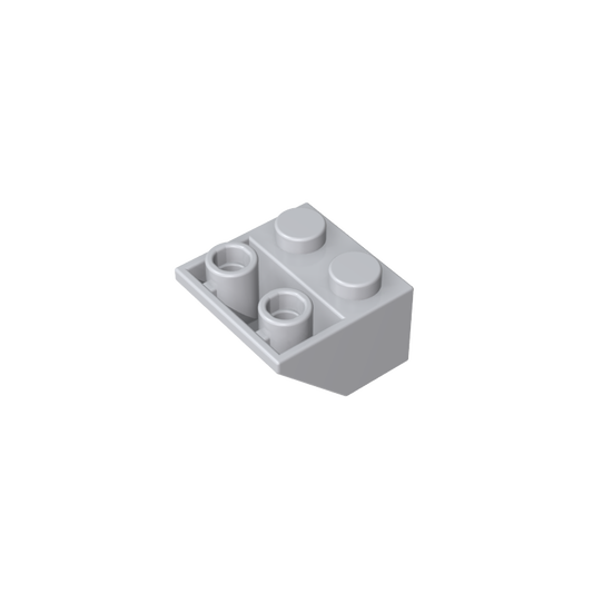GDS-599 - Slope Inverted 45 Degrees 2 x 2 [Ovoid Bottom Pin, Bar-sized Stud Holes]