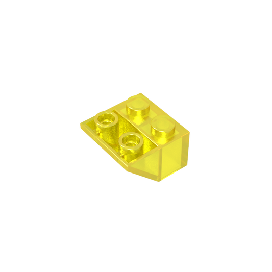 GDS-599 - Slope Inverted 45 Degrees 2 x 2 [Ovoid Bottom Pin, Bar-sized Stud Holes]