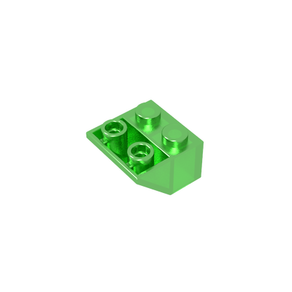 GDS-599 - Slope Inverted 45 Degrees 2 x 2 [Ovoid Bottom Pin, Bar-sized Stud Holes]