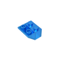 GDS-599 - Slope Inverted 45 Degrees 2 x 2 [Ovoid Bottom Pin, Bar-sized Stud Holes]