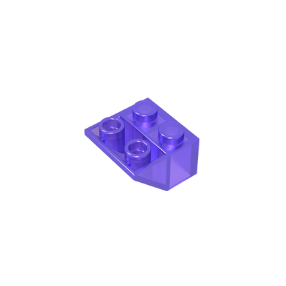 GDS-599 - Slope Inverted 45 Degrees 2 x 2 [Ovoid Bottom Pin, Bar-sized Stud Holes]