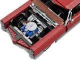 GOBRICKS MOC 159333 Pontiac Bonneville 1966 Dark Red