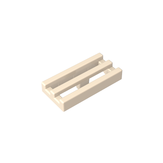 GDS-602 - Tile Special 1 x 2 Grille with Bottom Groove