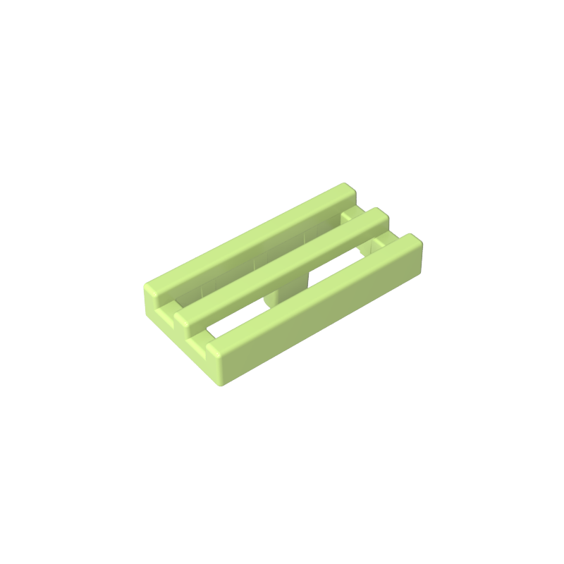 GDS-602 - Tile Special 1 x 2 Grille with Bottom Groove