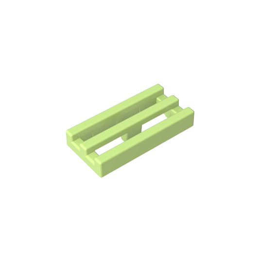 GDS-602 - Tile Special 1 x 2 Grille with Bottom Groove