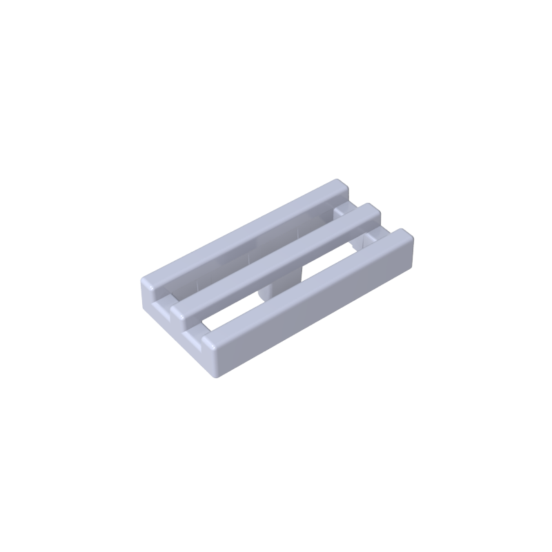 GDS-602 - Tile Special 1 x 2 Grille with Bottom Groove