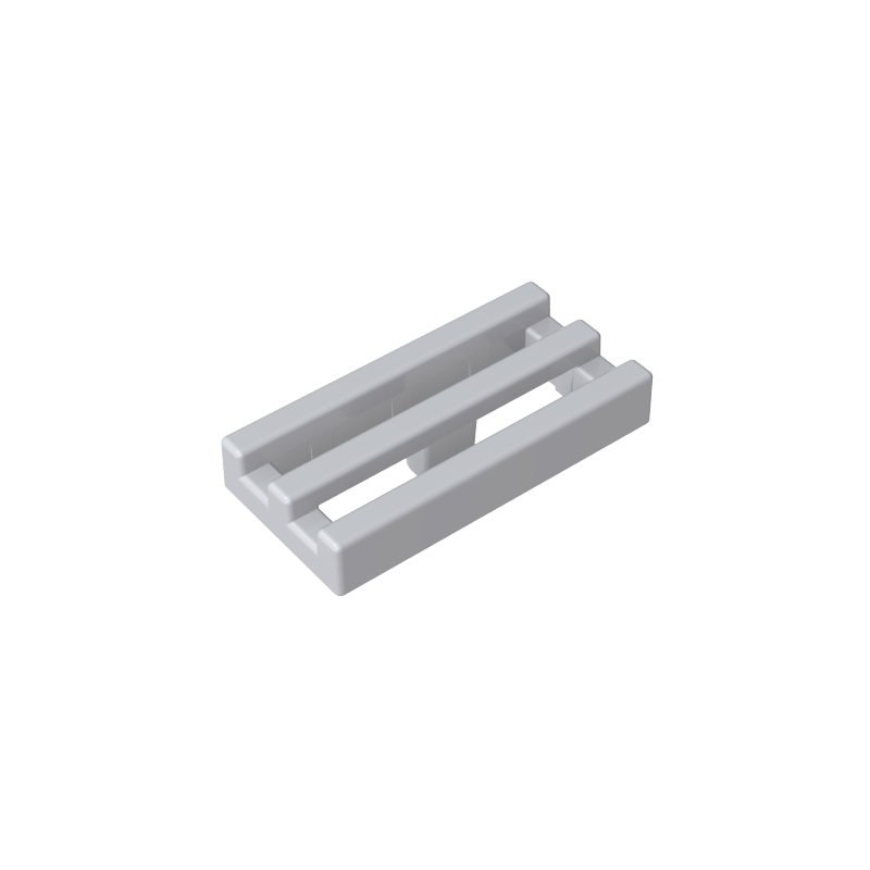GDS-602 - Tile Special 1 x 2 Grille with Bottom Groove