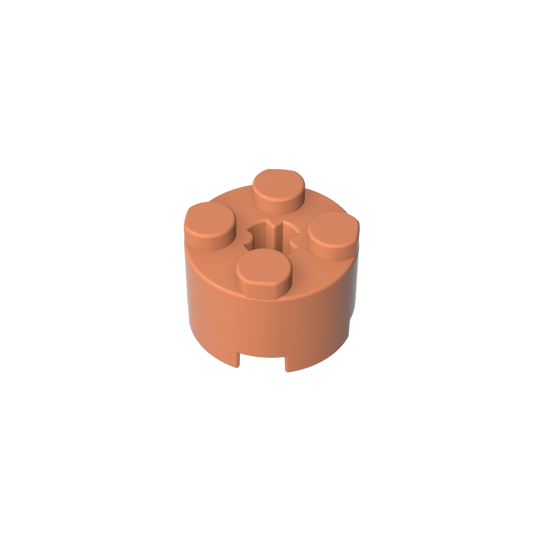 GDS-607 - Brick Round 2 x 2 with Axle Hole