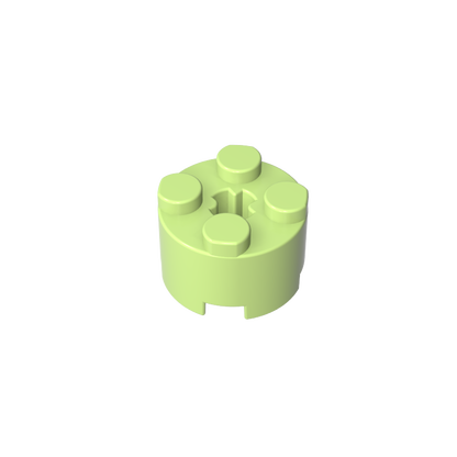 GDS-607 - Brick Round 2 x 2 with Axle Hole