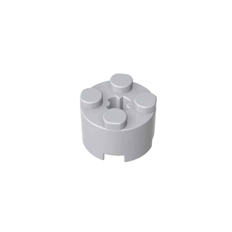 GDS-607 - Brick Round 2 x 2 with Axle Hole