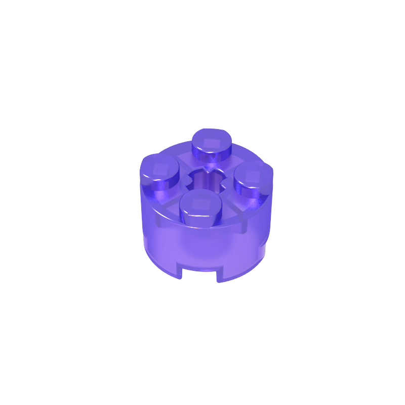 GDS-607 - Brick Round 2 x 2 with Axle Hole