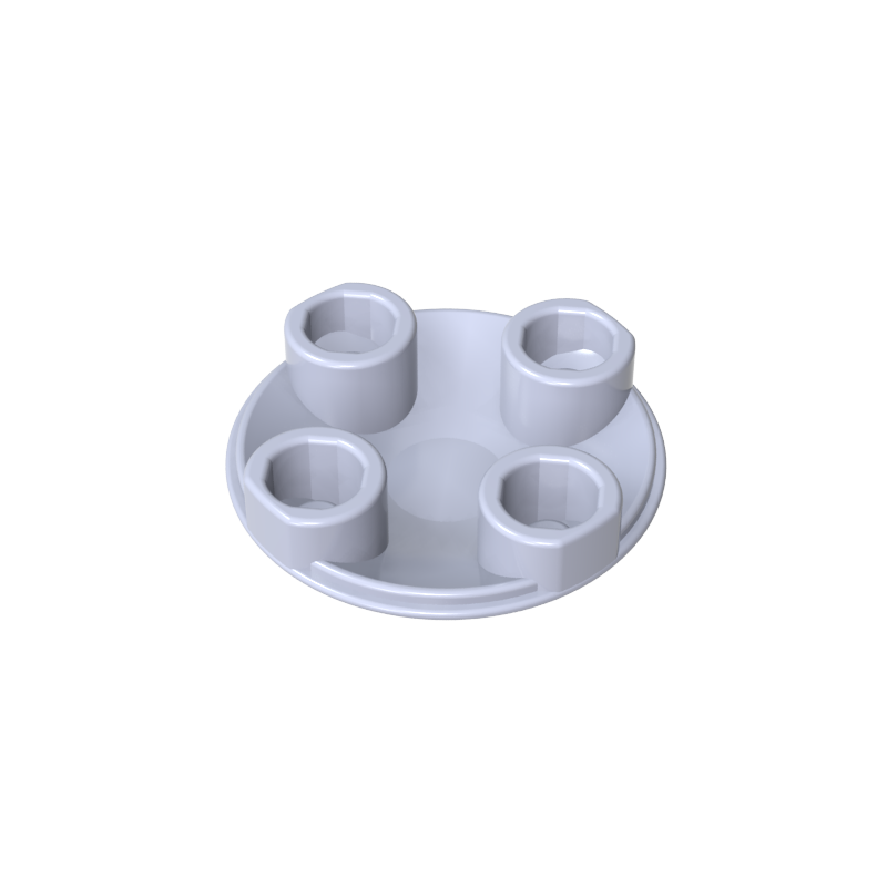 GDS-608 - Plate Round 2 x 2 with Rounded Bottom [Boat Stud]