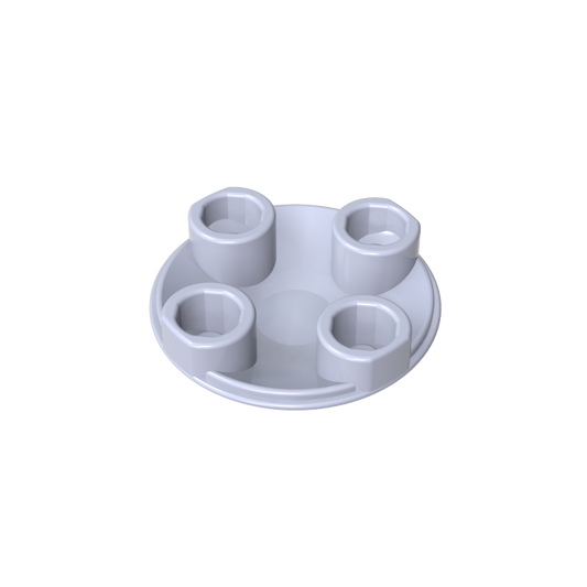 GDS-608 - Plate Round 2 x 2 with Rounded Bottom [Boat Stud]