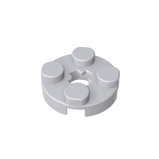 GDS-609 - Plate Round 2 x 2 with Axle Hole Type 1 (+ Opening)