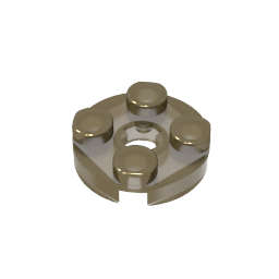 GDS-609 - Plate Round 2 x 2 with Axle Hole Type 1 (+ Opening)