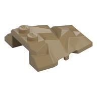 Open-box-brick - 6055063 - 64867 - Brick Wedged, Sloped 4 x 4 Fractured Polygon Top