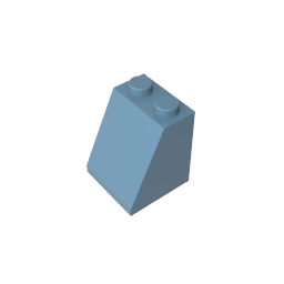 GDS-620 - Slope 65 Degrees 2 x 2 x 2 with Bottom Tube