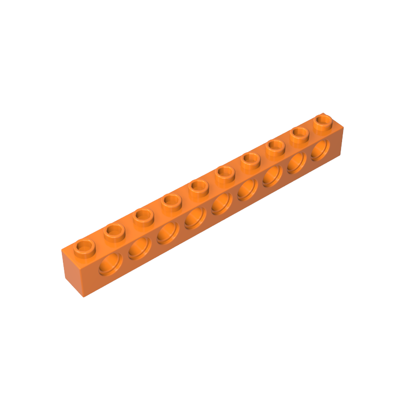 GDS-628 - Technic Brick 1 x 10 [9 Holes]