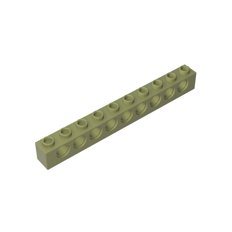 GDS-628 - Technic Brick 1 x 10 [9 Holes]