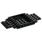 Open-box-brick - 6287679 - 65634 - Vehicle Base 6 x 12 x 1 with Holes, 5 x 4 Recessed Center, 6 Studs On sides, 1 x 2 Cutouts on Ends