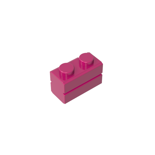 GDS-631 - Brick Special 1 x 2 with Masonry Brick Profile