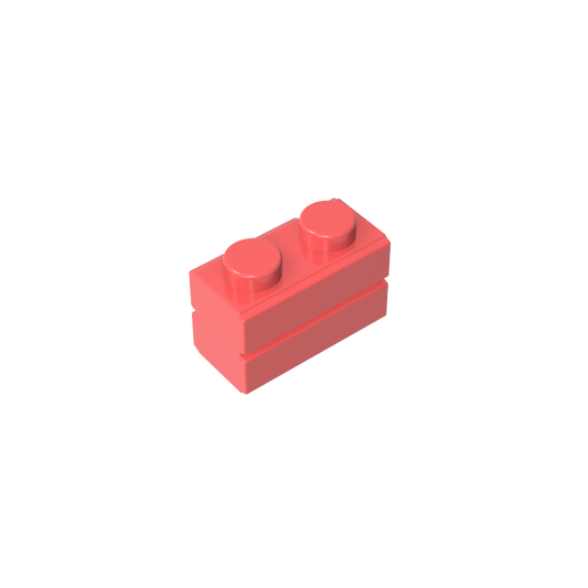 GDS-631 - Brick Special 1 x 2 with Masonry Brick Profile