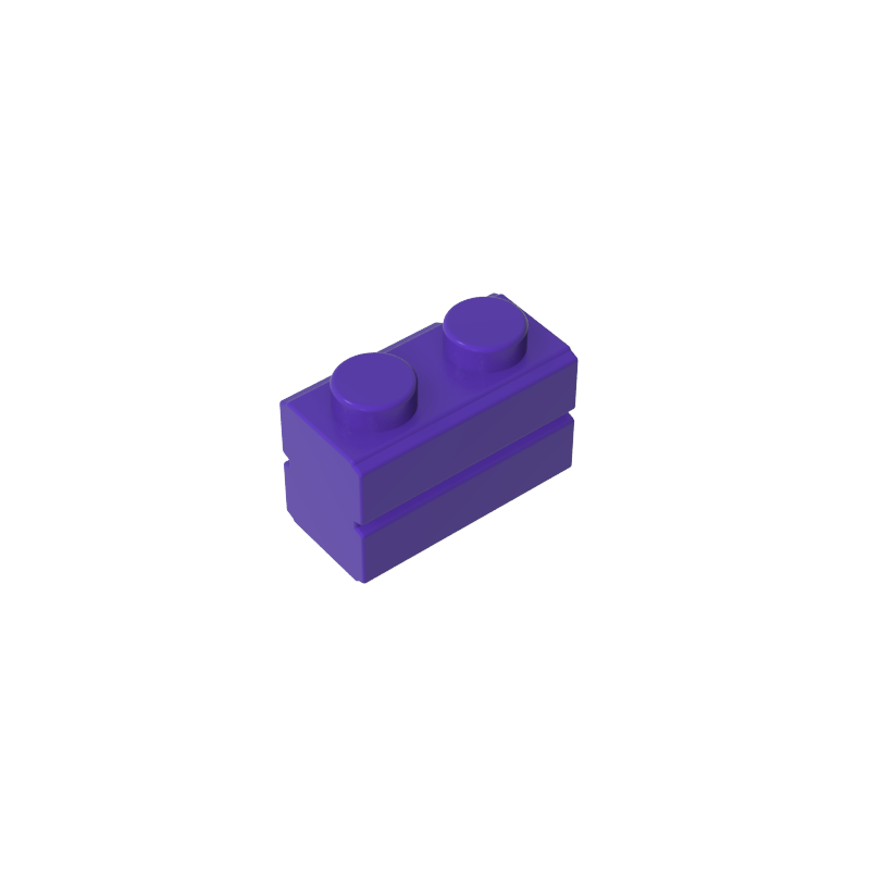 GDS-631 - Brick Special 1 x 2 with Masonry Brick Profile