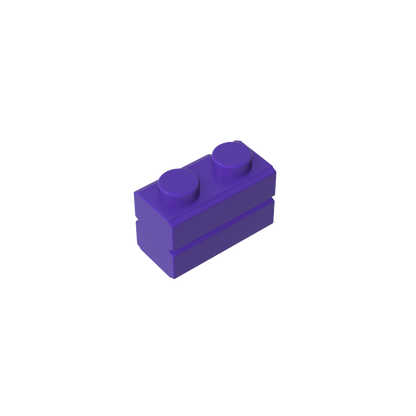 GDS-631 - Brick Special 1 x 2 with Masonry Brick Profile