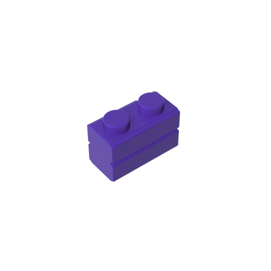 GDS-631 - Brick Special 1 x 2 with Masonry Brick Profile