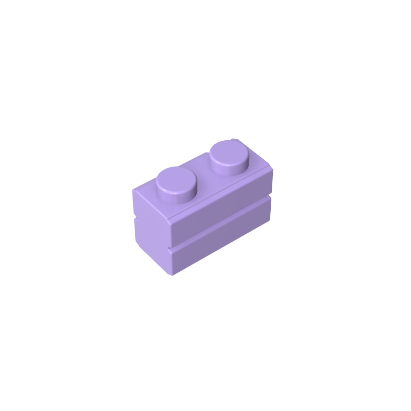 GDS-631 - Brick Special 1 x 2 with Masonry Brick Profile