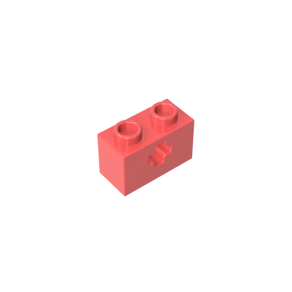 GDS-633 - Technic Brick 1 x 2 with Axle Hole Type 1 [+ Opening] and Bottom Pin