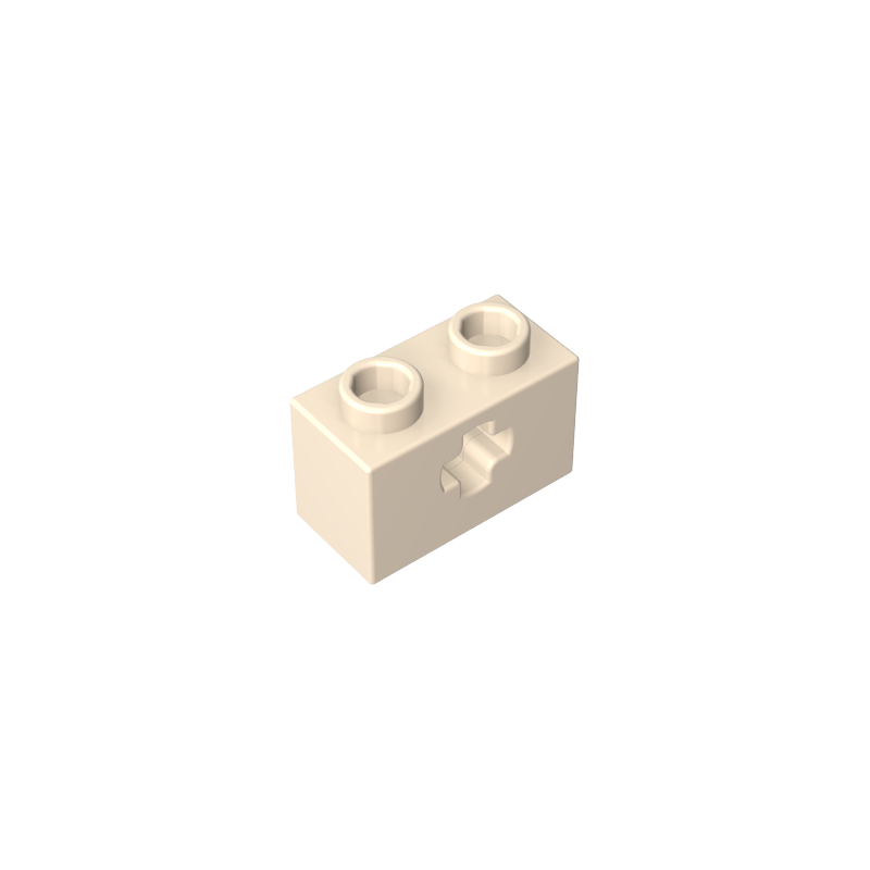 GDS-633 - Technic Brick 1 x 2 with Axle Hole Type 1 [+ Opening] and Bottom Pin
