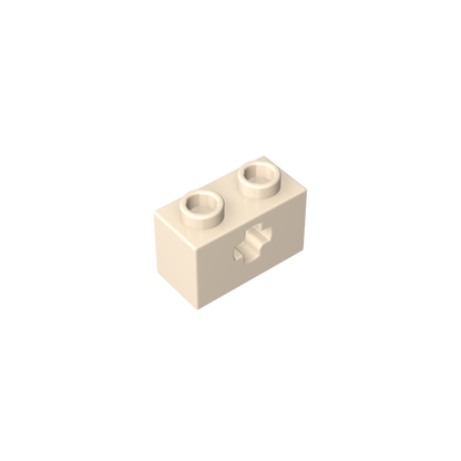GDS-633 - Technic Brick 1 x 2 with Axle Hole Type 1 [+ Opening] and Bottom Pin